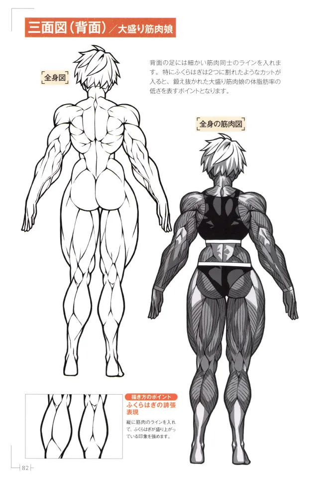 How to Draw a Muscular Girls for the First Time - Master the Key Muscle Points - Image 86