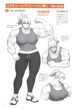 How to Draw a Muscular Girls for the First Time - Master the Key Muscle Points - Page 124