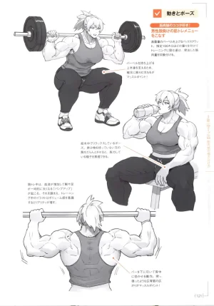 How to Draw a Muscular Girls for the First Time - Master the Key Muscle Points - Page 125