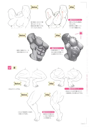 How to Draw a Muscular Girls for the First Time - Master the Key Muscle Points - Page 135
