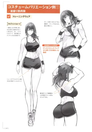 How to Draw a Muscular Girls for the First Time - Master the Key Muscle Points - Page 52