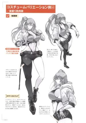 How to Draw a Muscular Girls for the First Time - Master the Key Muscle Points - Page 58