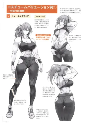 How to Draw a Muscular Girls for the First Time - Master the Key Muscle Points - Page 76