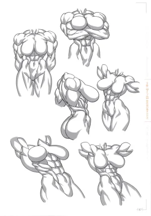 How to Draw a Muscular Girls for the First Time - Master the Key Muscle Points - Page 91