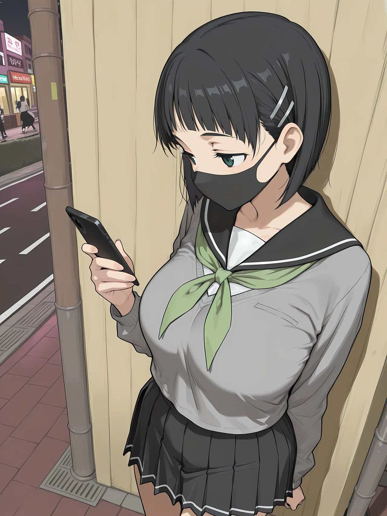 あぐにむ工房 I had Sugar Daddy Sex with Streetwalker Suguha and Ejaculated Inside her - Image 2