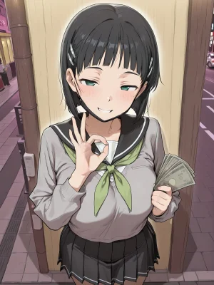 あぐにむ工房 I had Sugar Daddy Sex with Streetwalker Suguha and Ejaculated Inside her - Page 5