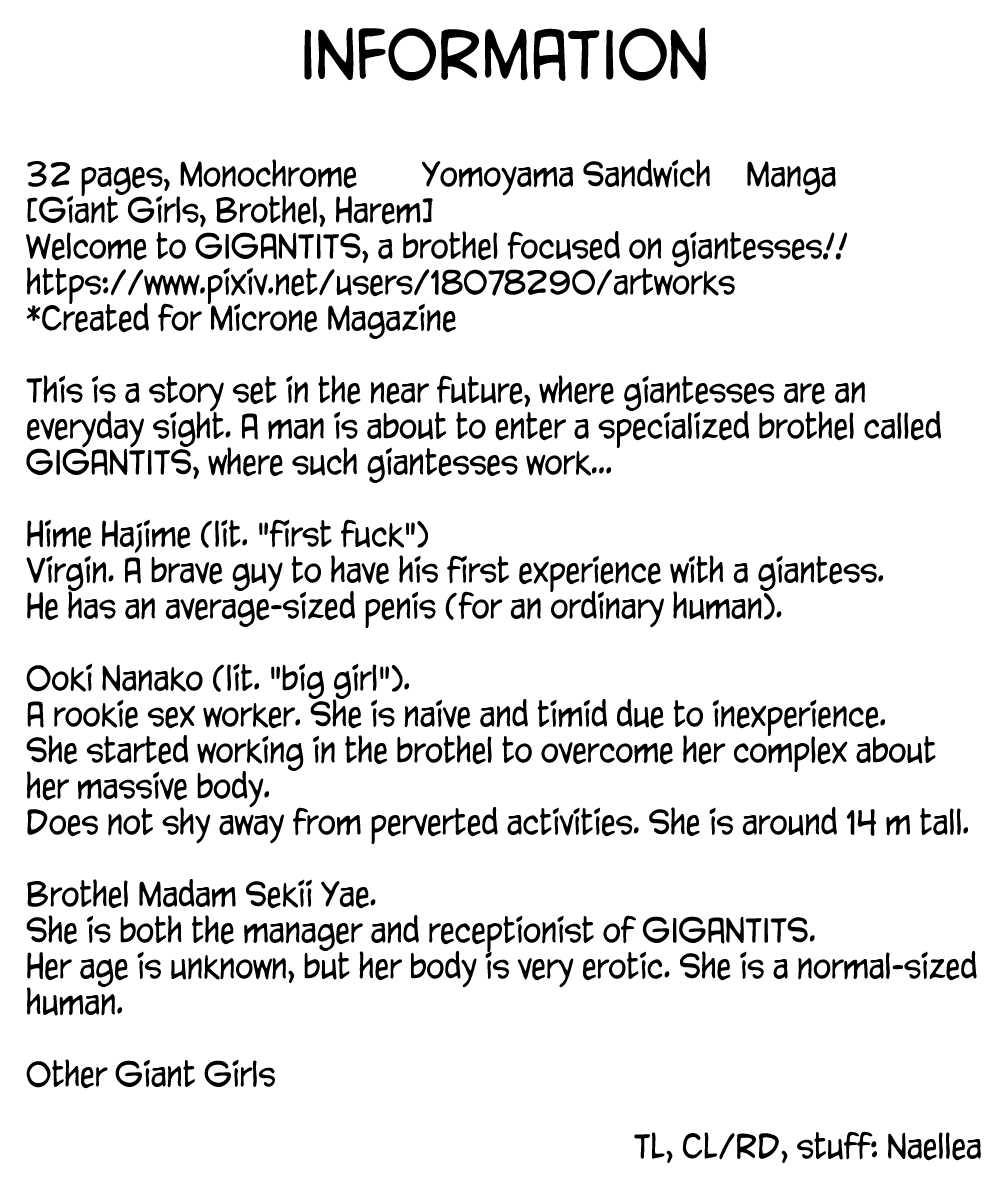 I-Raf-you Yomoyama Sandwich Welcome to GIGANTITS, a Brothel Focused on Giantesses English Naellea Digital - Image 34