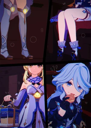 ICECAKE特殊的演出-芙宁娜和荧图文 Thumbnail