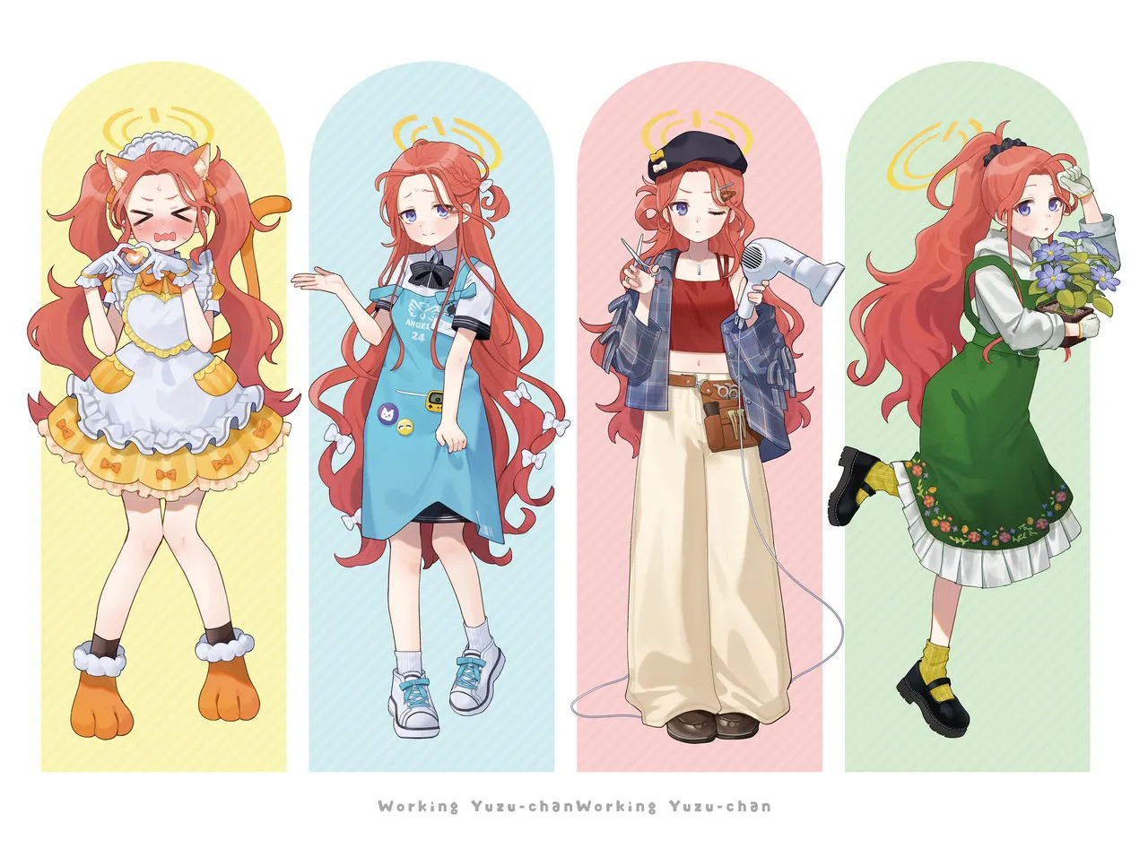 Ichimi-Zanmai 13 Hataraku Yuzu-chan 工作吧柚子 Blue Archive Chinese 碧蓝档案同人组 Digital - Image 3