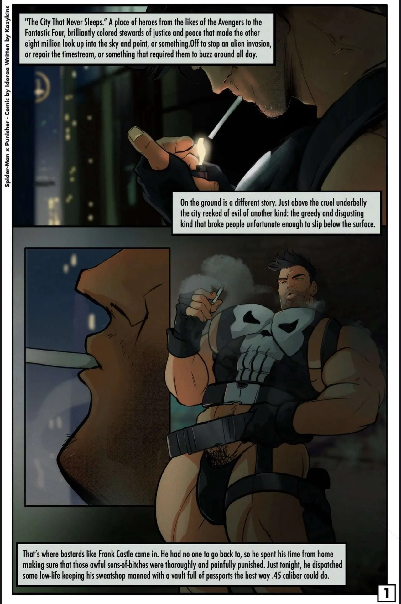 Idoraa Frank Castle And Spidey - Image 1