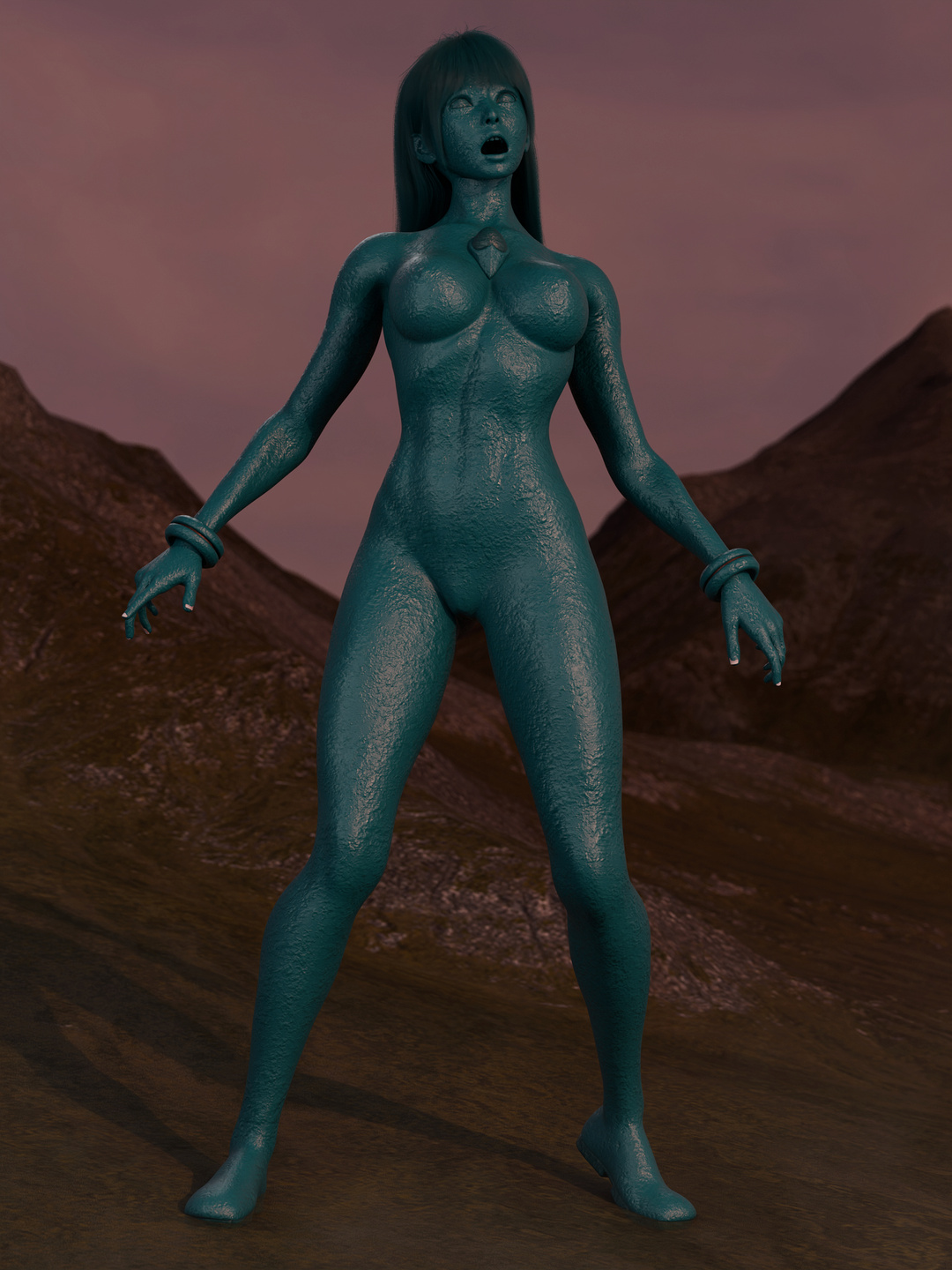 閃天姫ソルフィーナ IF BAD END 敗北の悪夢 ブロンズ像化 - Image 50