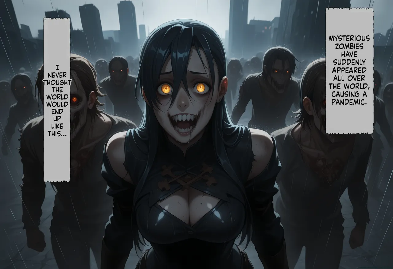 In the world of HOTD where zombies have run rampant... Hypnosis Harem Building Englishai - Image 7