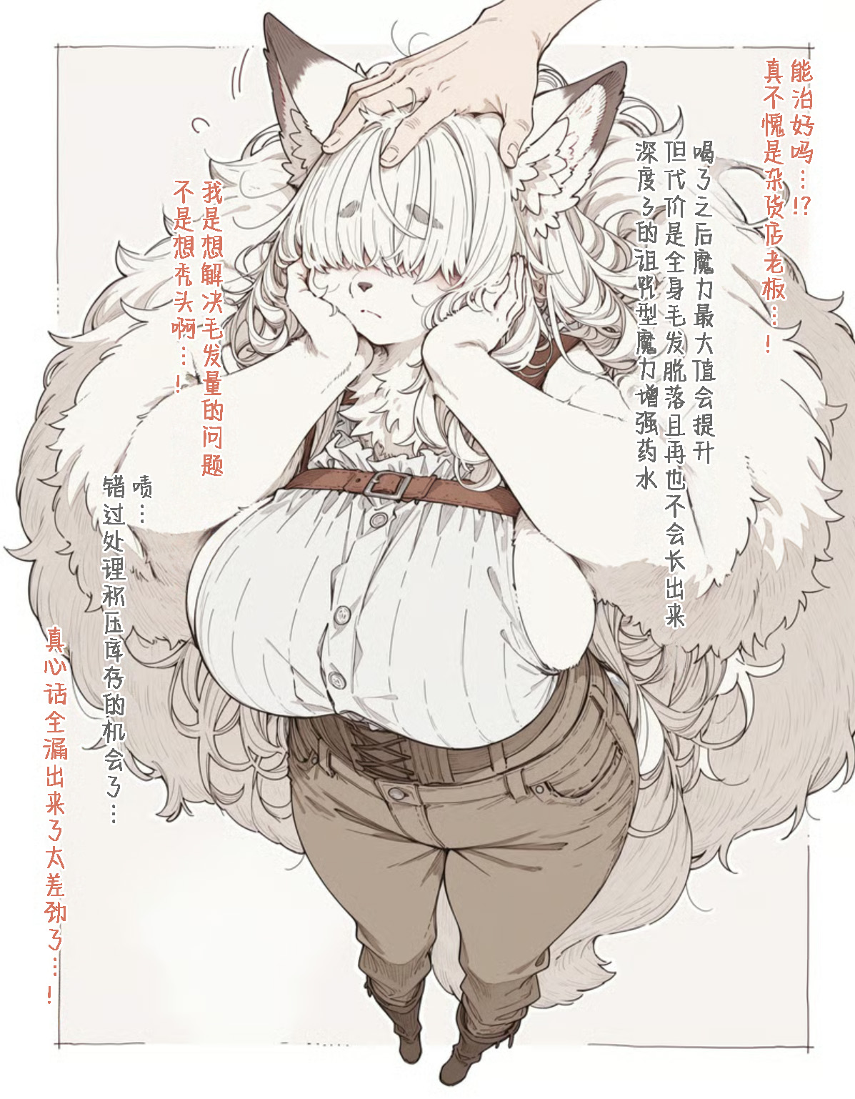Inumajin The Story of Me Running a General Store and the Petite Fennec Girl Who Visits Every Day 开杂货店的我与每天来光顾的小型狐族姐姐 99个人汉化寒风个人汉化 - Image 21