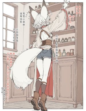 Inumajin The Story of Me Running a General Store and the Petite Fennec Girl Who Visits Every Day 开杂货店的我与每天来光顾的小型狐族姐姐 99个人汉化寒风个人汉化 - Page 3