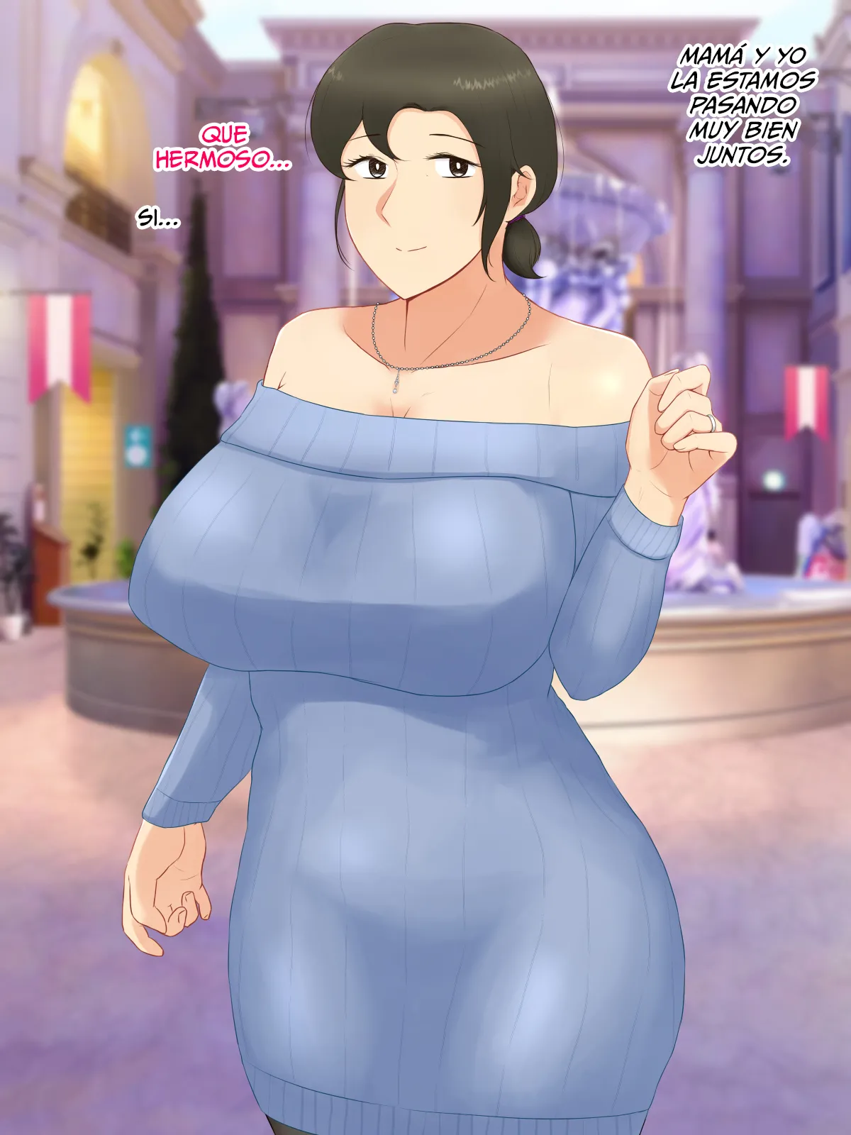 Itsumo yasashii bakunyuu kaasan ni honki de koi shita boku ga boshi rabuhamesekkusu o tassei suru made - Image 113