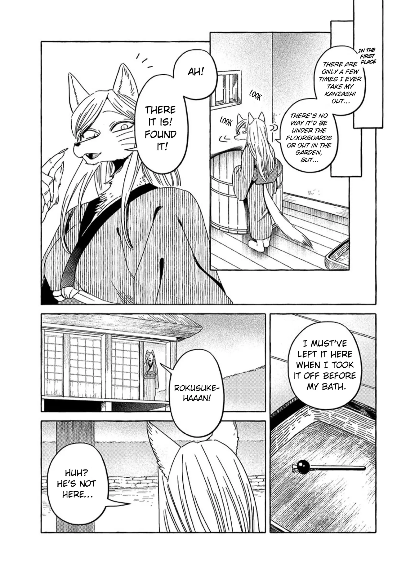 Iwatobi Neko Fox-faced Couple Komen Fuufu 狐面夫婦 Ch. 17-24 English - Image 111
