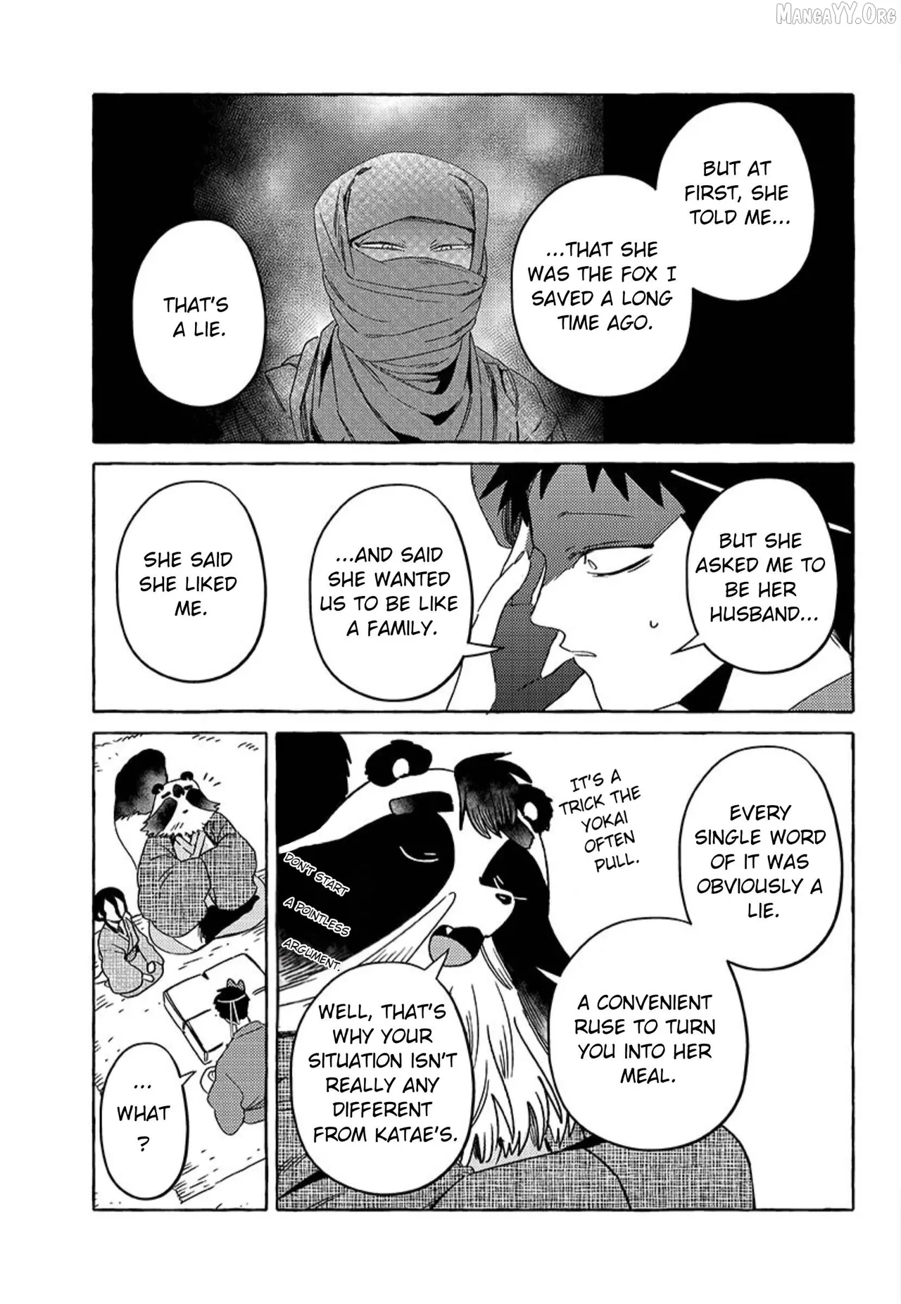 Iwatobi Neko Fox-faced Couple Komen Fuufu 狐面夫婦 Ch. 17-24 English - Image 83