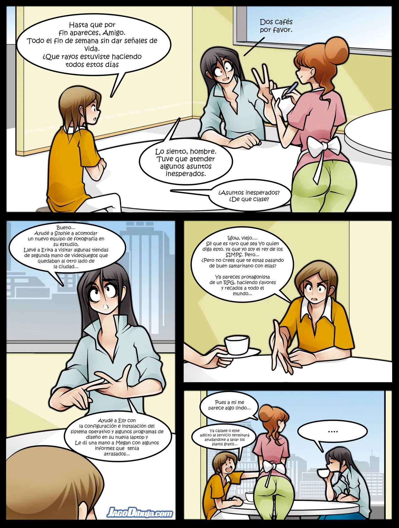 Jagodibuja Living With HipsterGirl and GamerGirl Web-Comic -- Capítulo 02Español Ongoing - Image 1