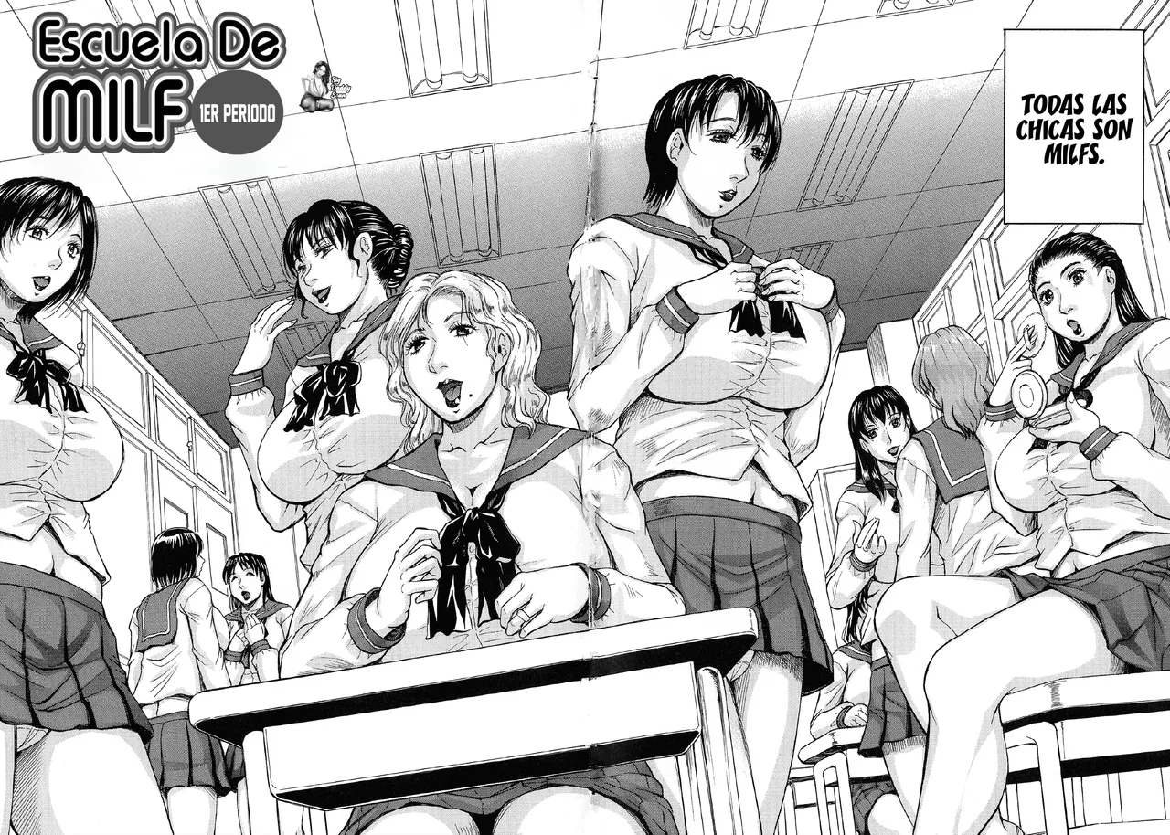 Jamming Jukujo Gakuen Classmate wa Zenin Jukujo Okiniiri Touroku Ch. 1Escuela De MILFS Todas mis compañeras de clase son mujeres maduras Cap. 1Spanish BigDaddy Scan - Image 4