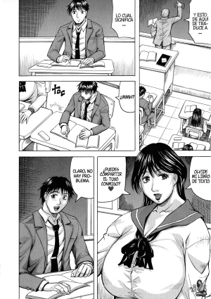 Jamming Jukujo Gakuen Classmate wa Zenin Jukujo Okiniiri Touroku Ch. 1Escuela De MILFS Todas mis compañeras de clase son mujeres maduras Cap. 1Spanish BigDaddy Scan - Page 9