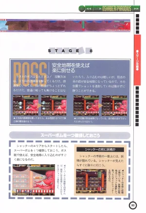 Jikkyou Oshaberi Parodius-Official Guide - Page 57