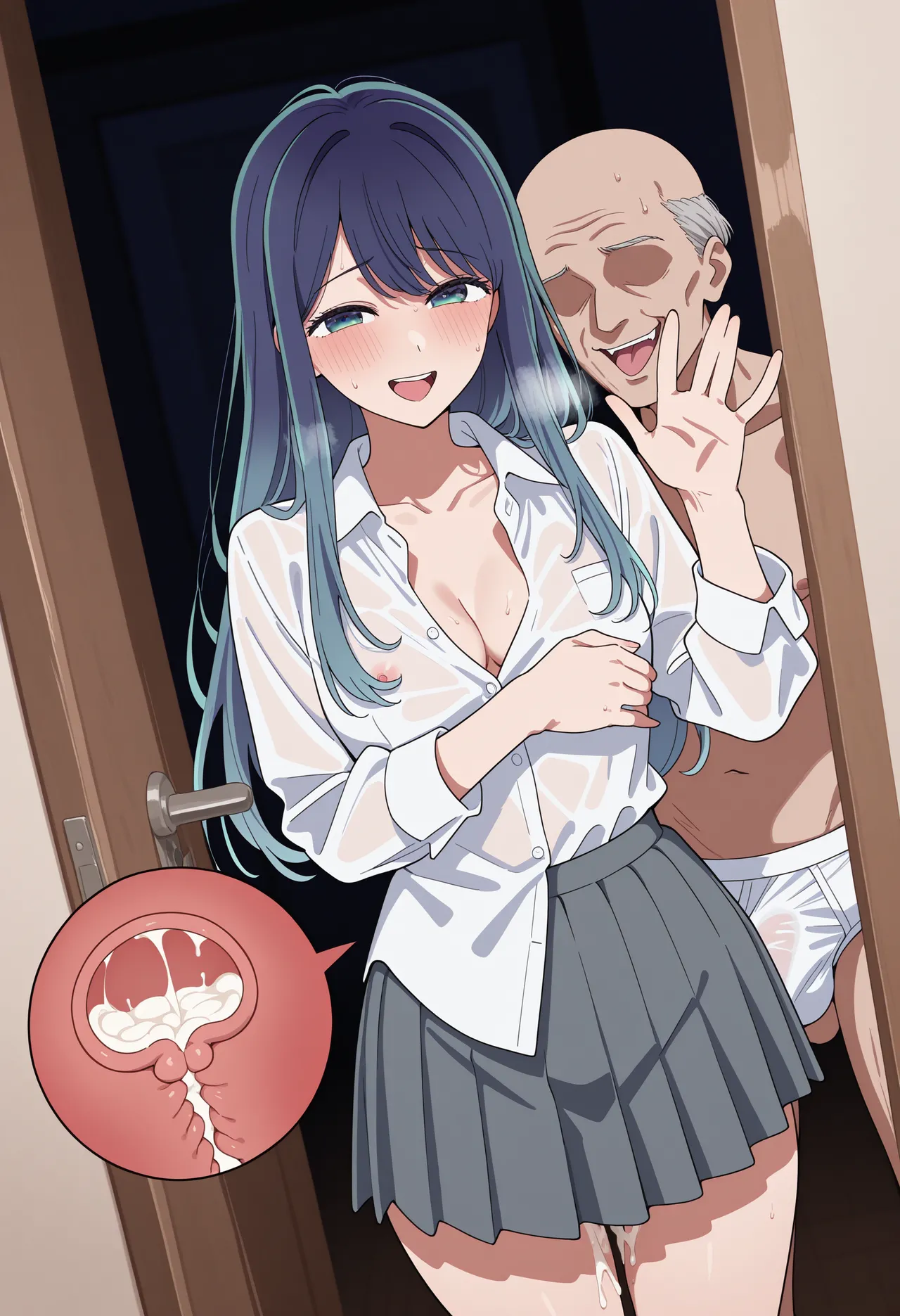 JJNKAI Kurokawa Akanes Caregiving Experience Part 1 Summary OLD, Akane with Long Hair - Image 13