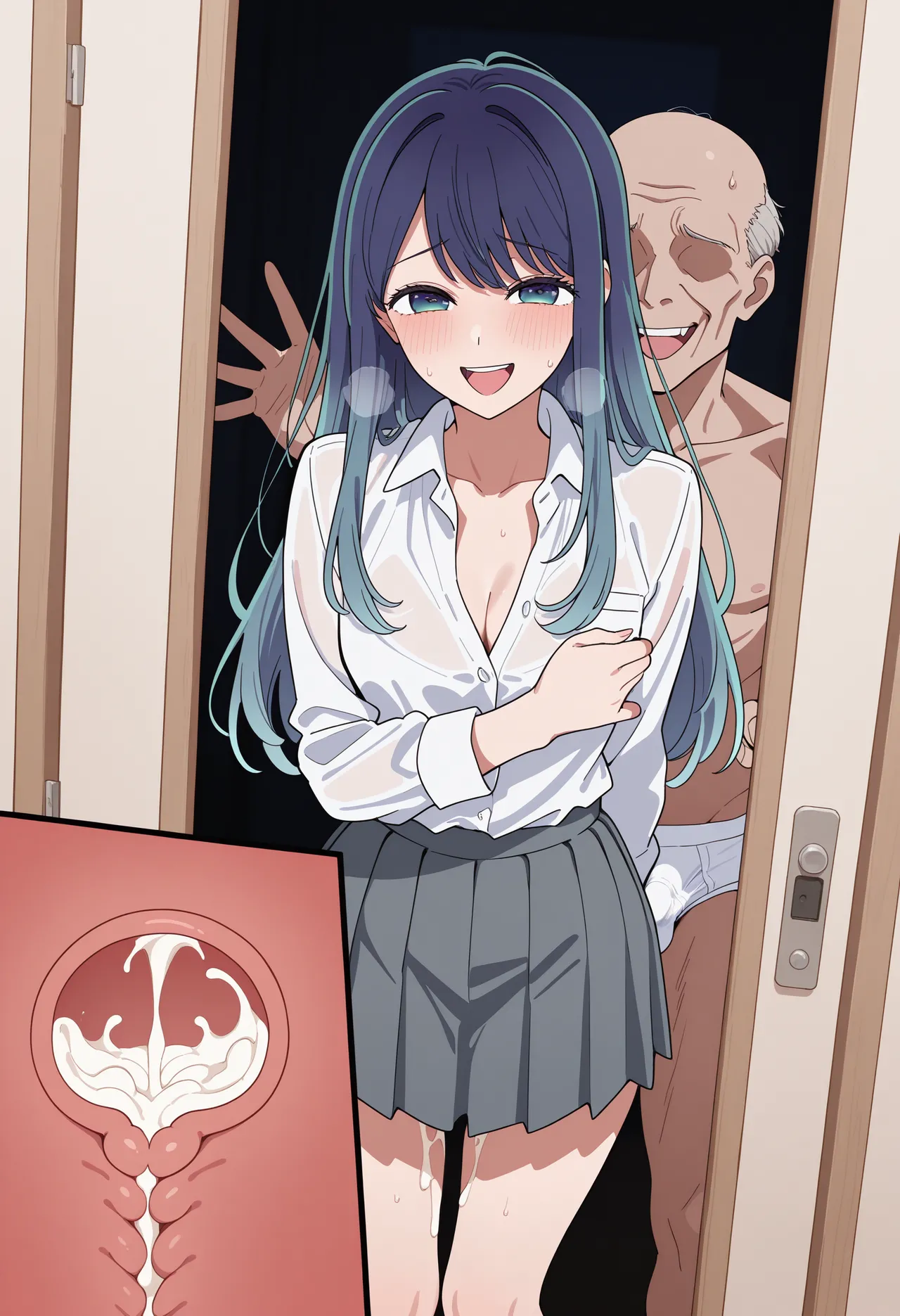 JJNKAI Kurokawa Akanes Caregiving Experience Part 1 Summary OLD, Akane with Long Hair - Image 16