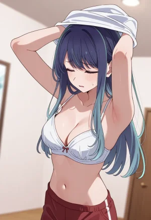 JJNKAI Kurokawa Akanes Caregiving Experience Part 1 Summary OLD, Akane with Long Hair - Page 318