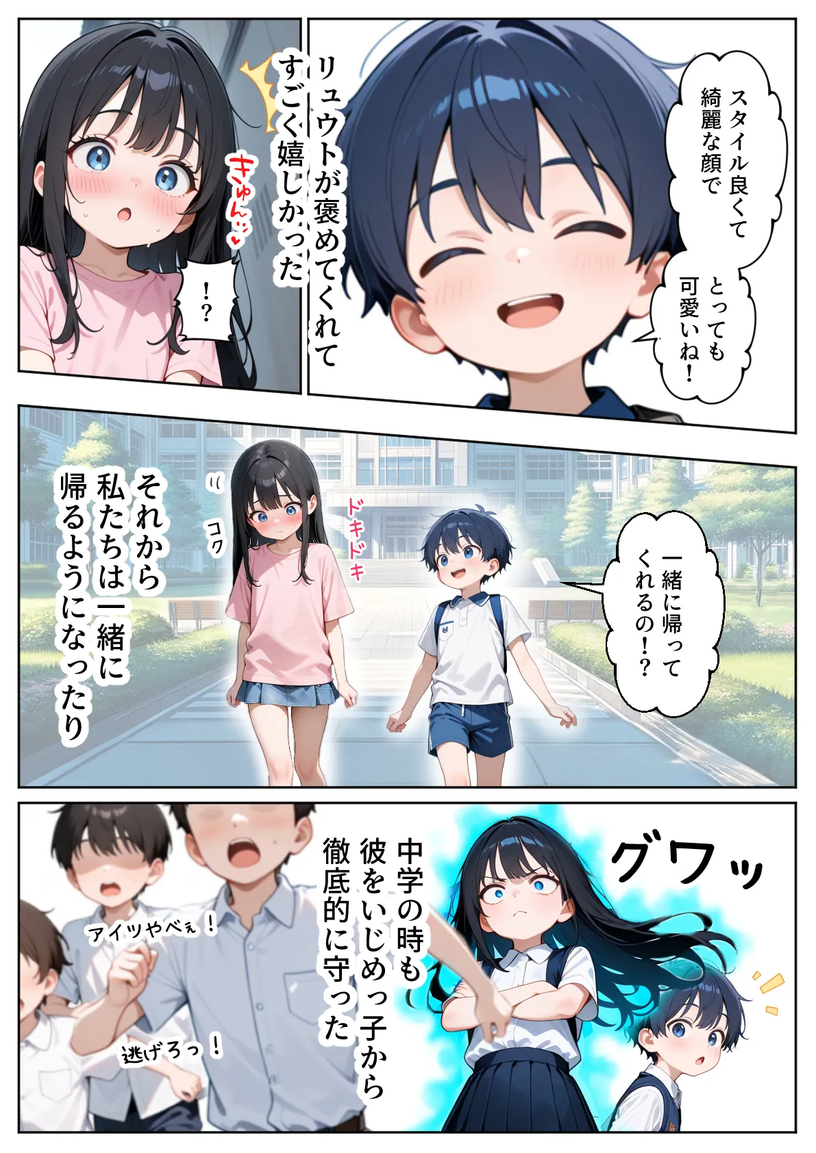 ぱにぱに 口下手なJK彼女の発情セックス - Image 8