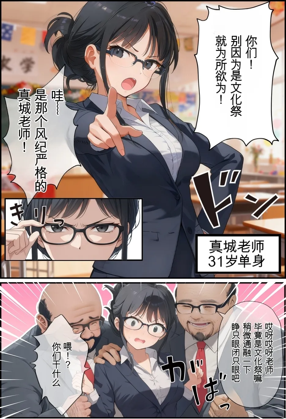 種付け出版 大乱交文化祭JOヘルス VS レンタルおじさんちんぽ Translate - Image 78