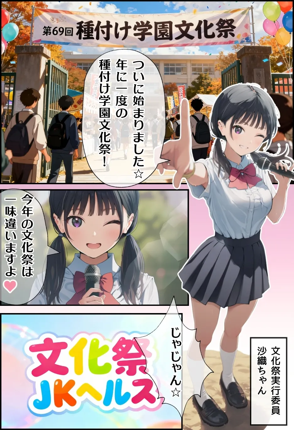 種付け出版 大乱交文化祭JOヘルス VS レンタルおじさんちんぽ - Image 2