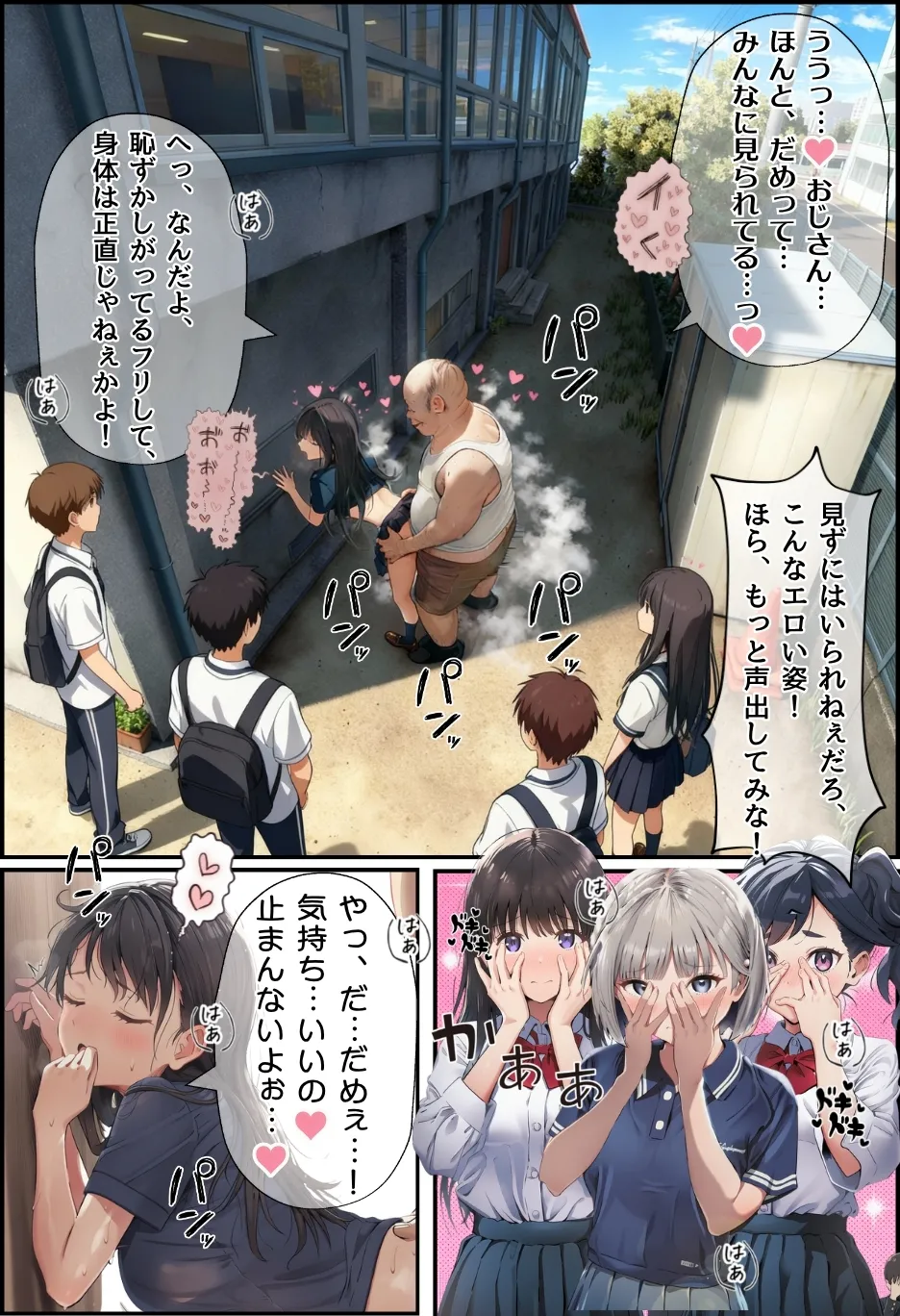 種付け出版 大乱交文化祭JOヘルス VS レンタルおじさんちんぽ - Image 33