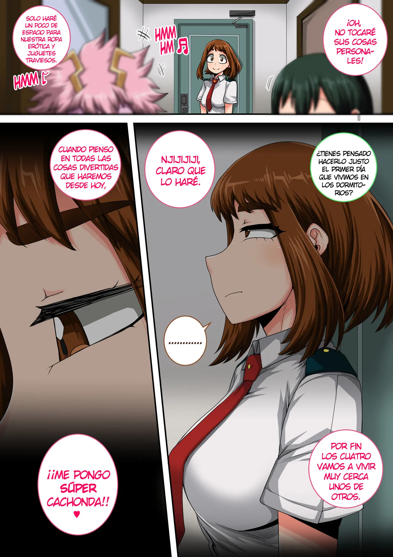 Juicebox Koujou Juna Juna Juice My Harem Academia Chapter 8 Part 3 Breaking into a broken heart Spanish NTINFS - Image 112