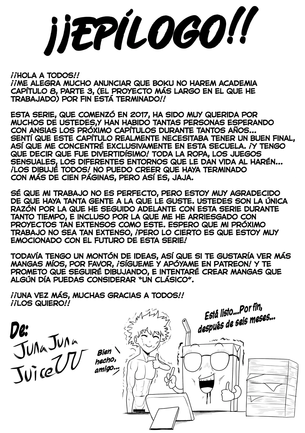 Juicebox Koujou Juna Juna Juice My Harem Academia Chapter 8 Part 3 Breaking into a broken heart Spanish NTINFS - Image 123