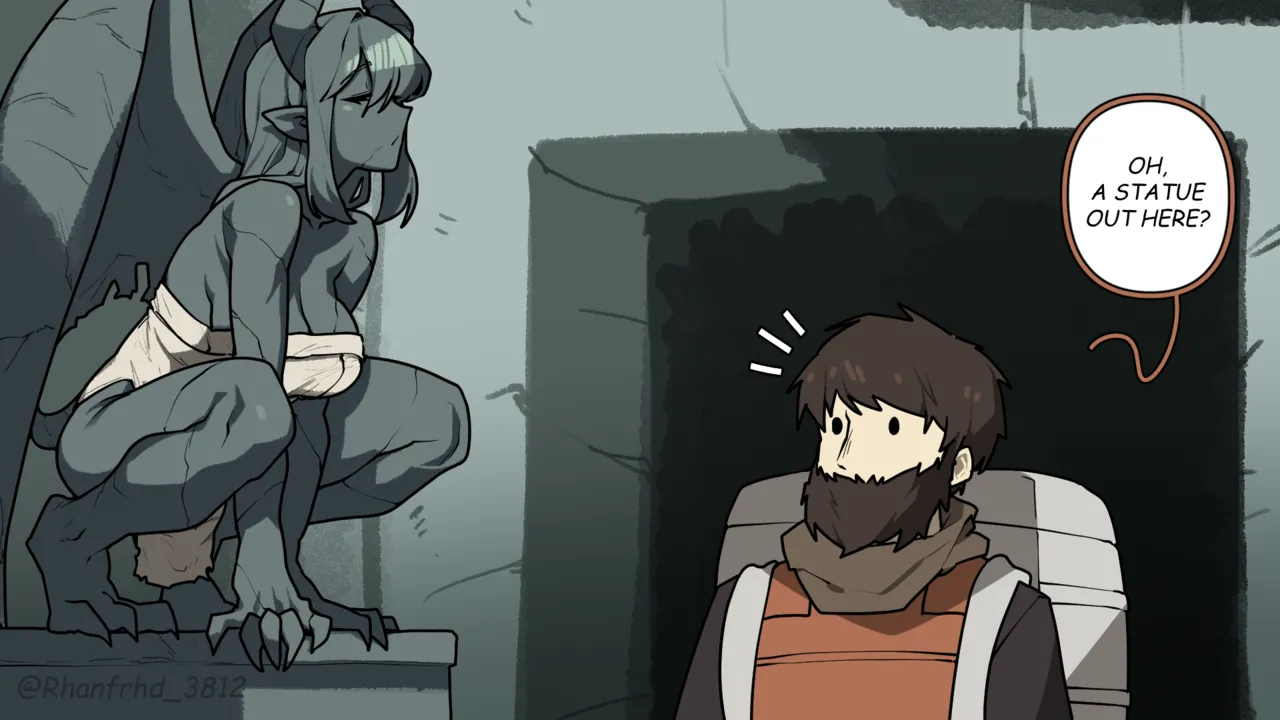 JunkZero Gargoyle Girl - Image 1