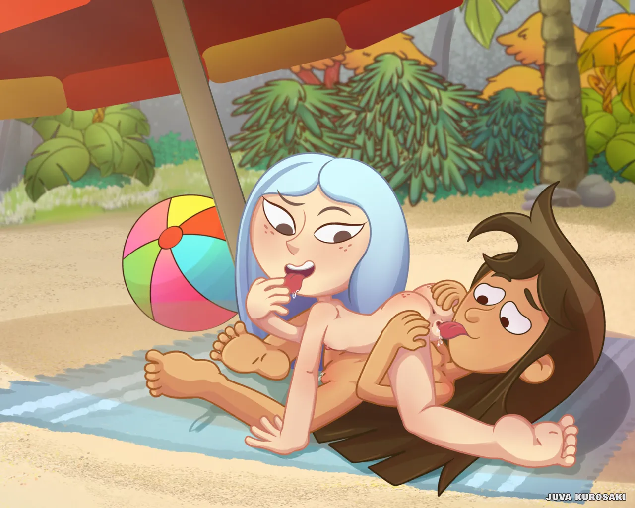 JuvaKurosaki Molly Friends at the beach The Ghost Molly McGee - Image 12