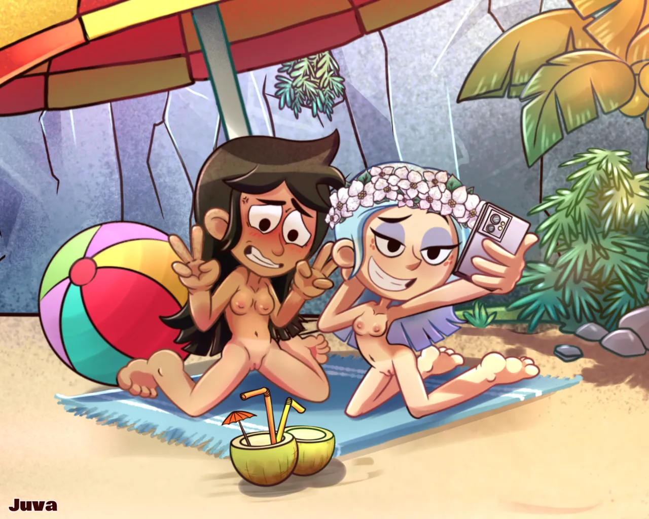 JuvaKurosaki Molly Friends at the beach The Ghost Molly McGee - Image 5