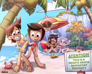 JuvaKurosaki Molly Friends at the beach The Ghost...