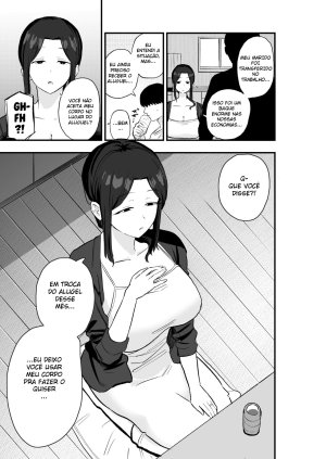 Kamejirouya-san Kametaro Taihai Tsuma Taihaikei Hitotsuma o Yachin Kawari ni Koki Tsukaeru Hanashi A mulher casada que se vendeu para pagar o aluguel Portuguese-BR - Page 12