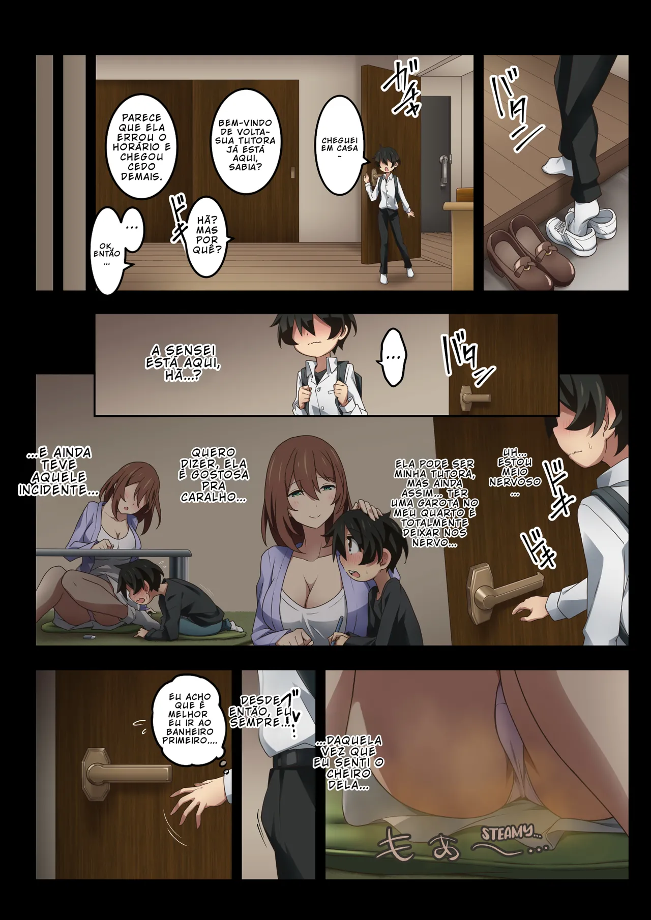 Kaori no Chikara Kaze no Koe Boku wa Katei Kyoushi no Sensei no Gas Nuki Gakari Portuguese-BR BLACKSUB - Image 15