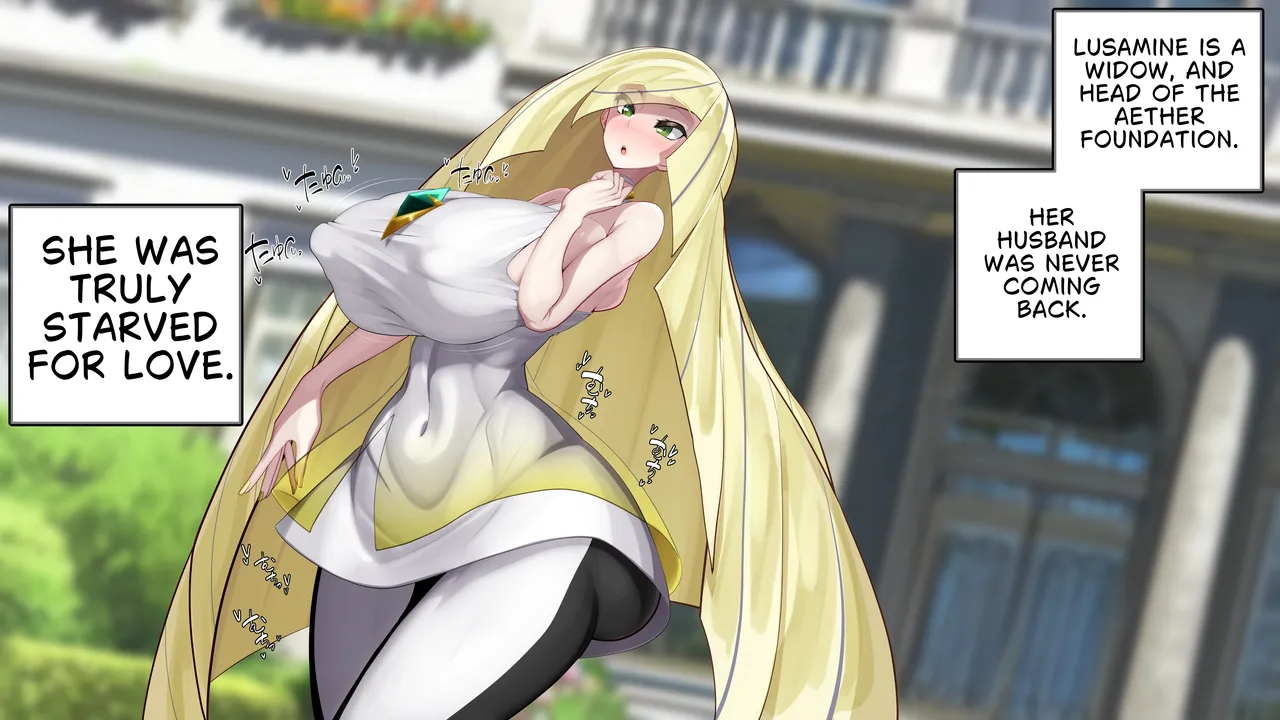 Kawahagitei Lusamine - Miboujin no Hatsukoi Widows First Love Pokémon Sun and Moon English - Image 4