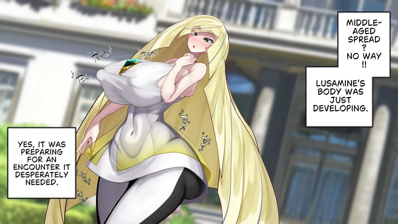 Kawahagitei Lusamine - Miboujin no Hatsukoi Widows First Love Pokémon Sun and Moon English - Image 8