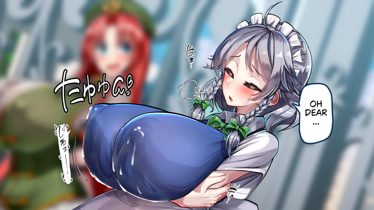 Kawahagitei Meiling x Sakuya Tomatta Jikan dake Onaho ni natte kureru Maid-chou Touhou Project English - Image 166