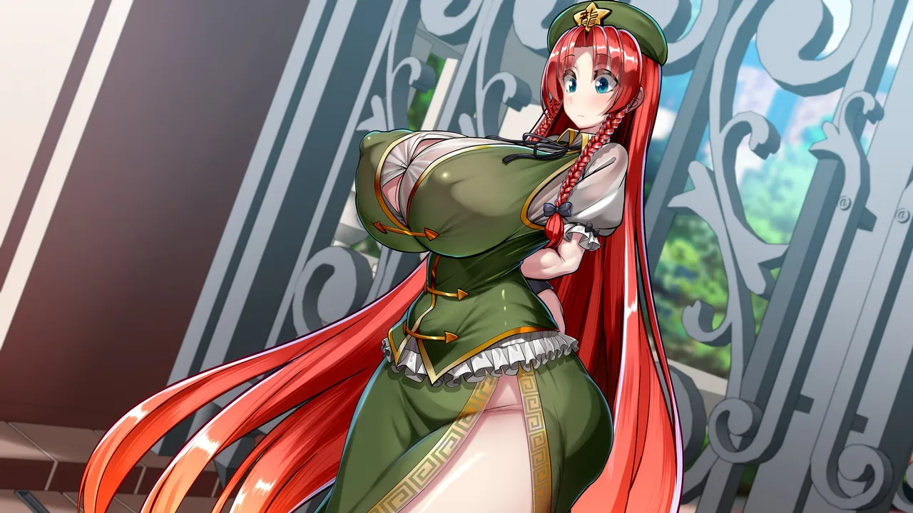 Kawahagitei Meiling x Sakuya Tomatta Jikan dake Onaho ni natte kureru Maid-chou Touhou Project English - Image 171