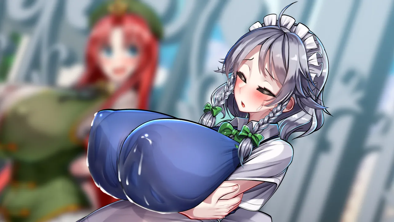 Kawahagitei Meiling x Sakuya Tomatta Jikan dake Onaho ni natte kureru Maid-chou Touhou Project English - Image 317