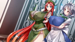 Kawahagitei Meiling x Sakuya Tomatta Jikan dake Onaho ni natte kureru Maid-chou Touhou Project English - Page 173