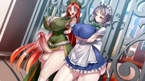 Kawahagitei Meiling x Sakuya Tomatta Jikan dake Onaho ni natte kureru Maid-chou Touhou Project English - Page 177