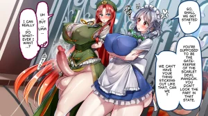 Kawahagitei Meiling x Sakuya Tomatta Jikan dake Onaho ni natte kureru Maid-chou Touhou Project English - Page 19