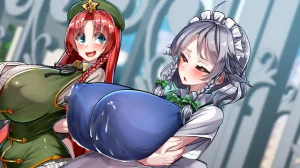 Kawahagitei Meiling x Sakuya Tomatta Jikan dake Onaho ni natte kureru Maid-chou Touhou Project English - Page 318