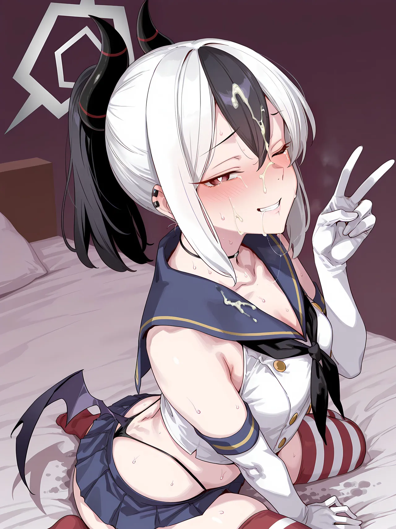 あぐにむ工房 Kayoko Onikata Flirty Fun in a Shimakaze Cosplay Cosplay Sex - Image 51